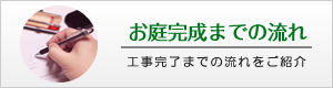 お庭完成までの流れ